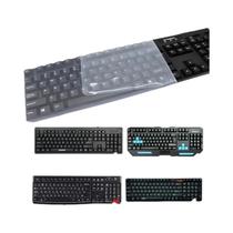 Protetor De Teclado De Silicone Transparente Universal Para PC Desktop, Membrana Plana Convexa E Protetor De Teclado De Silicone Transparente Universal Para PC Desktop, Membrana Plana Convexa E