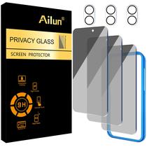 Protetor de Tela Ailun para iPhone 16 Plus 6,7" com Privacidade 9H Protetor de Tela Ailun para iPhone 16 Plus 6,7" com Privacidade 9H