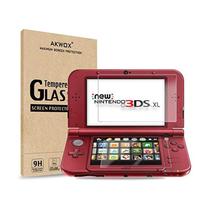 Protetor de tela AKWOX de vidro temperado para 3DS XL/novo 3DS XL Protetor de tela AKWOX de vidro temperado para 3DS XL/novo 3DS XL