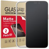 Protetor de tela Ambison para iPhone 16 Pro, pacote com 2 unidades, fosco de 6,3"