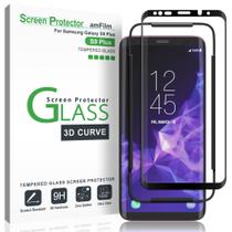 Protetor de tela AmFilm Glass para Samsung Galaxy S9 Plus Protetor de tela AmFilm Glass para Samsung Galaxy S9 Plus