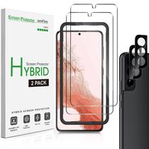 Protetor de tela AmFilm Hybrid para Samsung Galaxy S22 Plus Protetor de tela AmFilm Hybrid para Samsung Galaxy S22 Plus