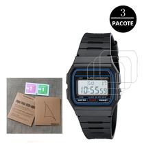 Protetor De Tela Anti-choque Para Smartwatch Masculino 3 Peças Filme Nano Guard Para Casio Classic