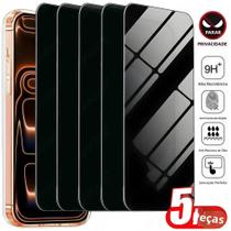 Protetor De Tela Anti-Espionagem 5 Peças Para iPhone 11 12 13 14 15 16 17 pro Max plus Air Filme De