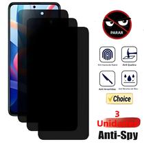 Protetor De Tela Anti-espionagem Xiaomi Redmi Note 10 11 12 13 pro 11S 9 8 7 5G 10S 9S 10C 9A 9 3PCS
