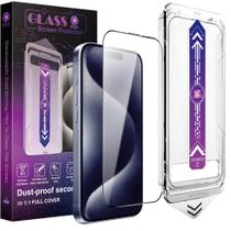 Protetor de tela CHISHA de vidro temperado iPhone 15 Pro 6.1