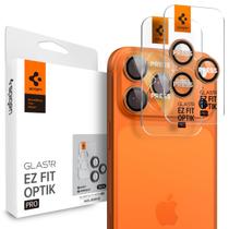 Protetor de tela com lente de câmera Spigen para iPhone 17 Pro Max, pacote com 2 Protetor de tela com lente de câmera Spigen para iPhone 17 Pro Max, pacote com 2
