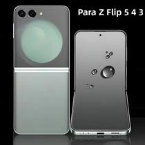 Protetor De Tela De Filme Hidrogel Para Samsung Galaxy Z Flip 3 Peças Desbloqueio Por Impressão