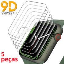 Protetor de Tela de Hidrogel para Apple Watch (38mm/40mm/42mm/44mm) - 5 Peças