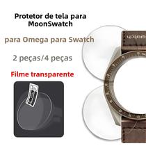 Protetor De Tela De Hidrogel TPU Macio Transparente De Cobertura Total Para Relógio Swatch