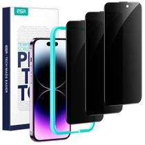 Protetor de tela de privacidade ESR para iPhone 14 Pro (pacote com 3)