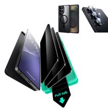 Protetor de tela de privacidade + estojo + lente de câmera para Samsung S25 Ultra