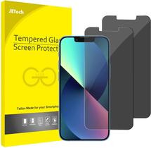 Protetor de tela de privacidade JeTech iPhone 13 mini 5,4", pacote com 2