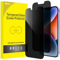 Protetor de tela de privacidade JeTech iPhone 14 Plus 6,7", pacote com 2