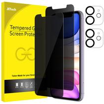 Protetor de tela de privacidade JeTech para iPhone 11 6.1", pacote com 2