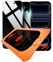 Protetor de tela de privacidade OMOTON para iPhone 17 Pro, pacote com 2 Protetor de tela de privacidade OMOTON para iPhone 17 Pro, pacote com 2