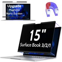 Protetor de tela de privacidade Peslv Magnetic para Surface Book 3/2/1 de 15 polegadas