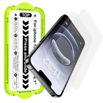 Protetor de tela de vidro Esanik para iPhone 16e/14/13Pro Matte, pacote com 2 unidades Protetor de tela de vidro Esanik para iPhone 16e/14/13Pro Matte, pacote com 2 unidades