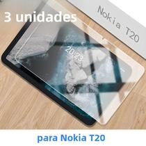 Protetor de Tela de Vidro para Tablet Nokia, Tablet Film, T10 8.0, T20, T21, 10.36 ", 10.4", 3Pcs