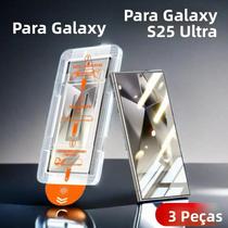 Protetor De Tela De Vidro Temperado 3 Peças Para Samsung Galaxy S25 S24 S23 S22 S21 A55 A56 A25 A15