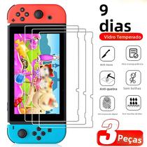 Protetor De Tela De Vidro Temperado 9H Para Nintendo Switch OLED NS Switch Lite 1 2 3PCS Filme Duro