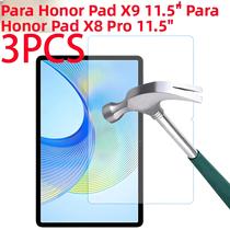 Protetor De Tela De Vidro Temperado Anti-Risco Para Huawei Honor Pad X8 pro X9 2023, 3 Peças