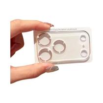 Protetor De Tela De Vidro Temperado Com Glitter Para Lente De Câmera Para iPhone 15 14 16 pro Max 17