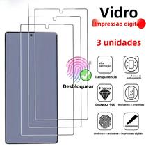 Protetor De Tela De Vidro Temperado De Cobertura Total Para Samsung Galaxy S24 Ultra S25 plus 3PCS