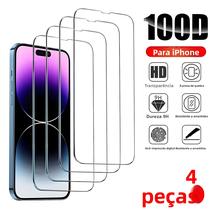 Protetor De Tela De Vidro Temperado NNBILI 4PCS Para iPhone 13 16 15 12 11 pro Max 14 15 16 plus