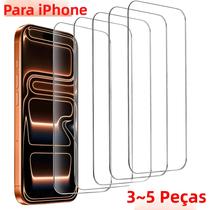 Protetor De Tela De Vidro Temperado Para iPhone Com Revestimento Oleofóbico Para 17 16 15 14 13 12