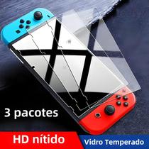 Protetor de Tela de Vidro Temperado para Nintendo Switch (1, 2 ou 3 Peças)