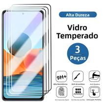 Protetor de tela de vidro temperado para xiaomi mi 10t pro 9t a1 a2 a3 lite 9 11 11i 8 se 6, 3 peças