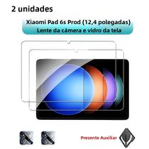 Protetor De Tela De Vidro Temperado Para Xiaomi Pad 7 pro 11.2 6 6s pro 12.4, 2 Peças, Acessórios De