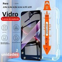 Protetor De Tela De Vidro Temperado Sem Poeira Para Samsung Galaxy A56 A36 A55 A26 A16 A35 2 Peças - panbon Protetor De Tela De Vidro Temperado Sem Poeira Para Samsung Galaxy A56 A36 A55 A26 A16 A35 2 Peças - panbon