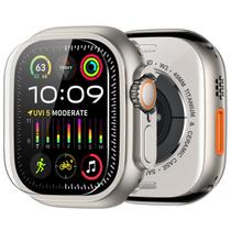 Protetor de tela e capa de metal para Apple Watch AMBand Protetor de tela e capa de metal para Apple Watch AMBand