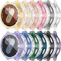 Protetor de tela e capa, pacote com 12 unidades RICHONE Samsung Galaxy Watch 7 44 mm Protetor de tela e capa, pacote com 12 unidades RICHONE Samsung Galaxy Watch 7 44 mm