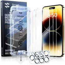 Protetor de Tela e Lente de Câmera para iPhone 14 Pro