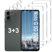 Protetor de Tela e Lente de Câmera para Moto G 5G 2024 Protetor de Tela e Lente de Câmera para Moto G 5G 2024
