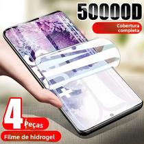 Protetor De Tela Em Filme Hidrogel Para Samsung Galaxy S10 S20 S21 S22 S23 Note 20 8 9 10 - 4 Peças - SFHOMIE