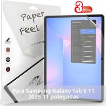 Protetor De Tela Fosco 3 Peças Para Samsung Galaxy Tab S11 S10 Fe A11 A9 plus Cobertura Total Com