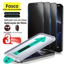 Protetor De Tela Fosco Anti-Poeira (3 Peças) Para iPhone 17 16 pro Max 15 14 plus 13 11 12 XS XR Air