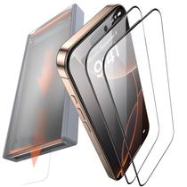 Protetor de tela FUNCAT GLOBAL para iPhone 15 Pro Max, pacote com 3