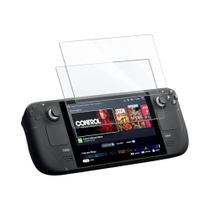 Protetor De Tela HD Claro Anti-Risco De 7,4 Polegadas, Pacote Com 2 Para Steam Deck, Vidro Temperado
