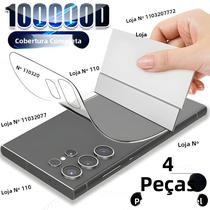 Protetor De Tela Hidrogel Transparente Adesivo De Cobertura Total Para Samsung Galaxy S24 S23 S22