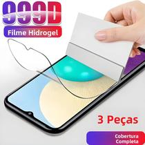 Protetor De Tela Hydrogel Para Samsung Galaxy A6s A06 F06 A16 C55 F55 M35 M05 F05 5G 3 Peças