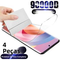 Protetor De Tela Hydrogel Para Samsung Galaxy S20 S21 S22 S23 Note 8 20 10 Ultra, 4 Peças, Cobertura