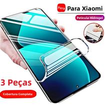 Protetor De Tela Hydrogel Para Xiaomi Mi 14T 13T 12T 11T 10T 9T Note 10 15 Ultra Lite pro 3 Peças