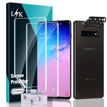 Protetor de tela L K para Samsung Galaxy S10 Plus pacote com 3