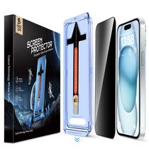 Protetor de tela MAGIC JOHN Privacy iPhone 15 6.1", pacote com 2