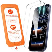 Protetor de tela OMOTON para iPhone 17 Pro, vidro temperado, pacote com 2 Protetor de tela OMOTON para iPhone 17 Pro, vidro temperado, pacote com 2